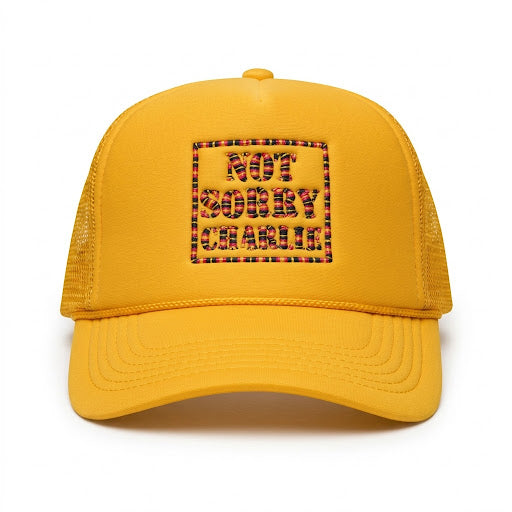 Not Sorry Charlie Classic Rope Trucker Hat