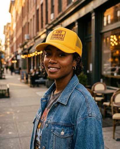 Not Sorry Charlie Classic Rope Trucker Hat