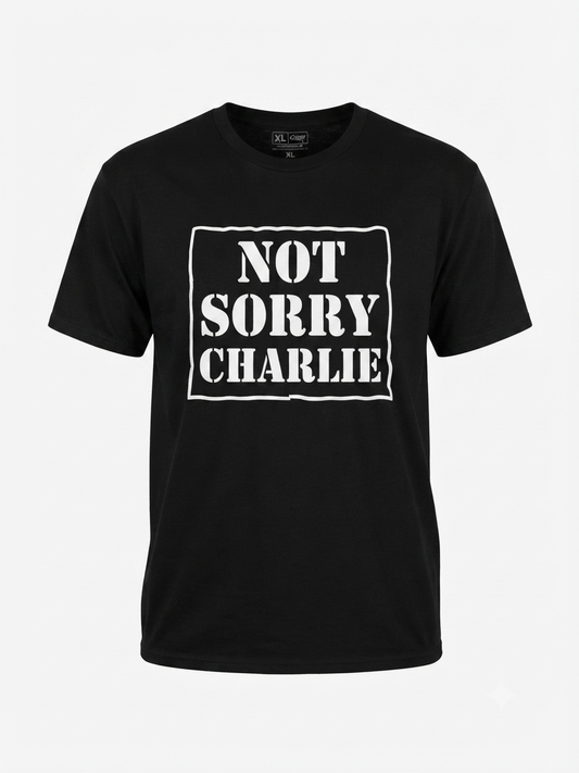 Not Sorry Charlie, Logo Puff Tee