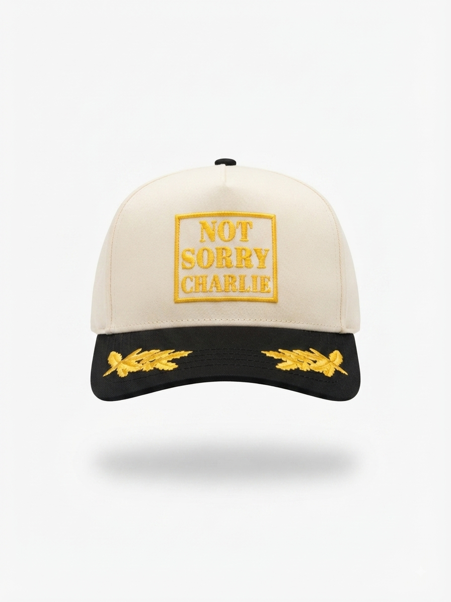 Chief  Commander , Not Sorry Charlie , Gold Leaf Snapback