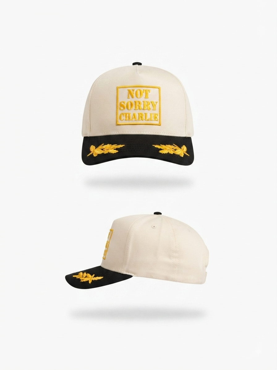 Chief  Commander , Not Sorry Charlie , Gold Leaf Snapback