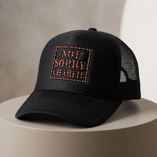 Not Sorry Charlie Classic Rope Trucker Hat