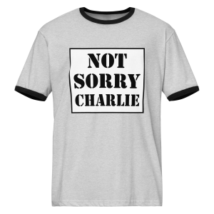 NSC Logo. Unisex Ringer T- Shirt