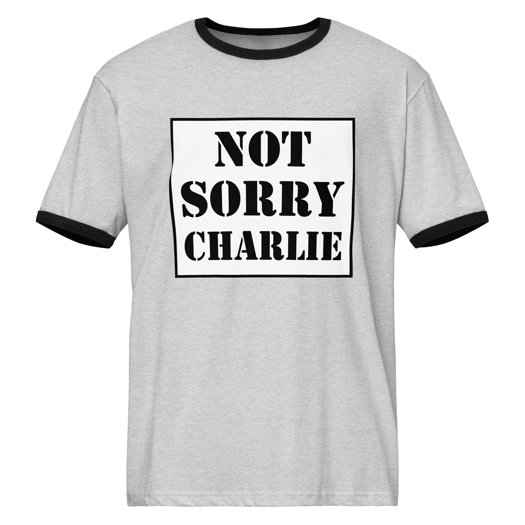 NSC Logo. Unisex Ringer T- Shirt