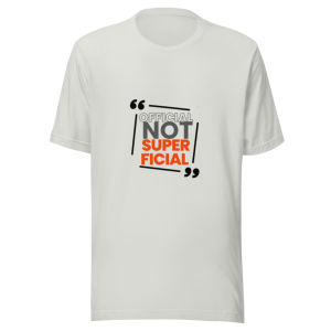 Official Not Superficial, Not Sorry Charlie - Unisex t-shirt