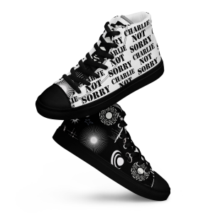 Mixy Match , Not Sorry Charlie - Women’s high top canvas shoes